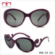 Ladies Plastic Sunglasses with Special Shaped Temple (WSP508245)